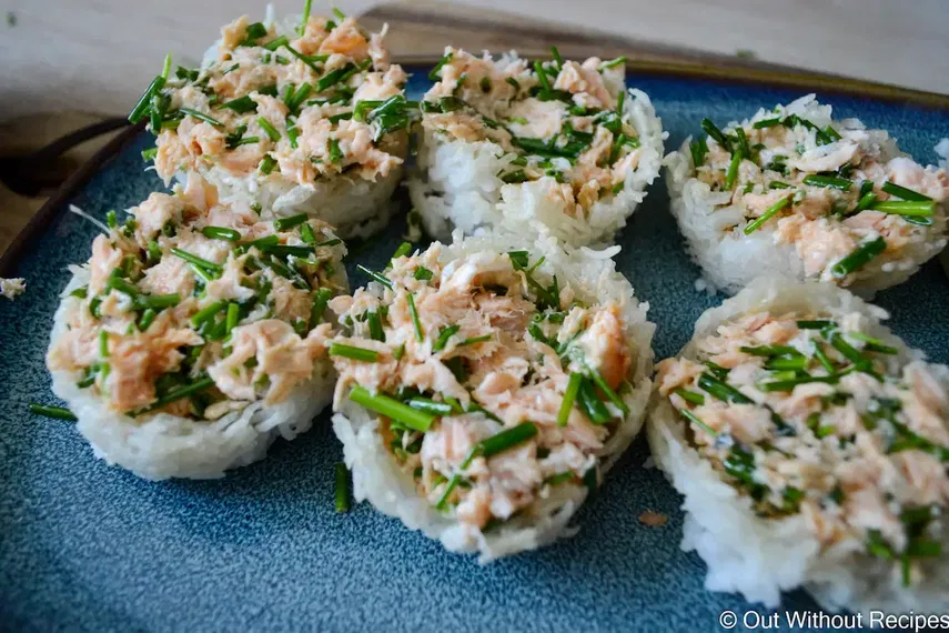 Filled rice cupcakes