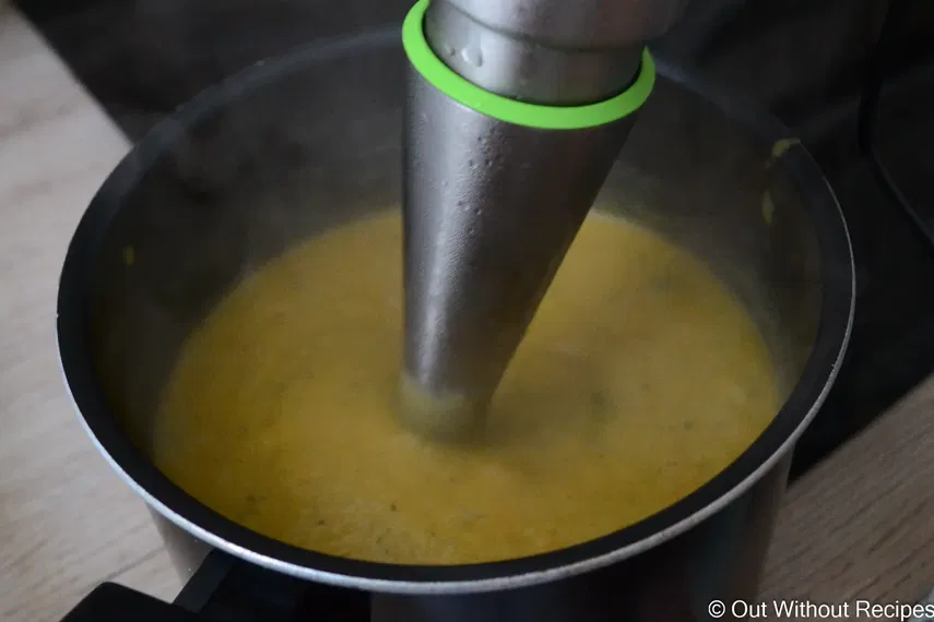 Blending soup